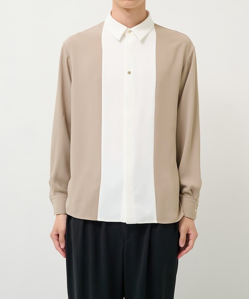 CULLNI】別注 Bi Color Shirt（シャツ/ブラウス）｜CULLNI（クルニ）の