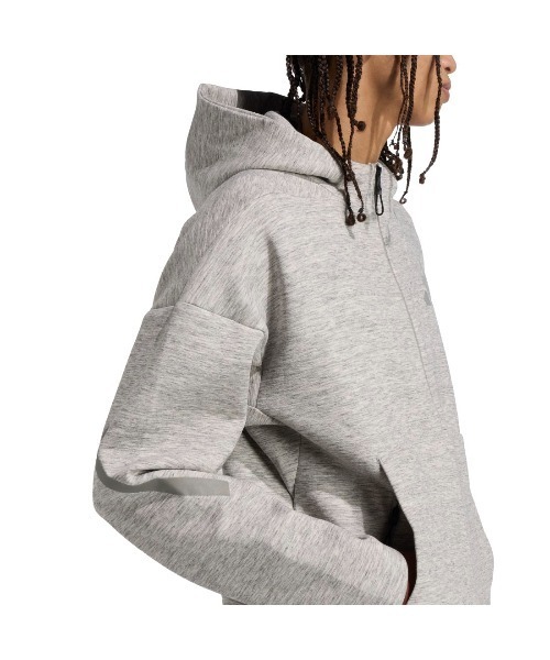 adidas(アディダス)の「アディダス adidas adidas Z.N.E.プレミアム フルジップ パーカー(パーカー・メンズ・ブラック/グレー・S/M/L/LL/3L)」の10枚目の写真