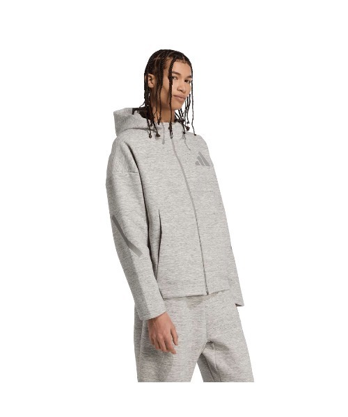 adidas(アディダス)の「アディダス adidas adidas Z.N.E.プレミアム フルジップ パーカー(パーカー・メンズ・ブラック/グレー・S/M/L/LL/3L)」の7枚目の写真