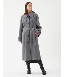 Mila Owen（ミラオーウェン）の「ロングリバーコート（ステンカラーコート）」