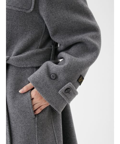 ロングリバーコート（ステンカラーコート）｜Mila Owen（ミラ