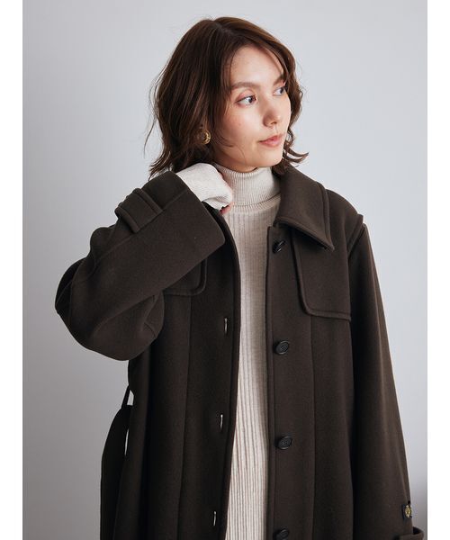 セール】ロングリバーコート（ステンカラーコート）｜Mila Owen（ミラ