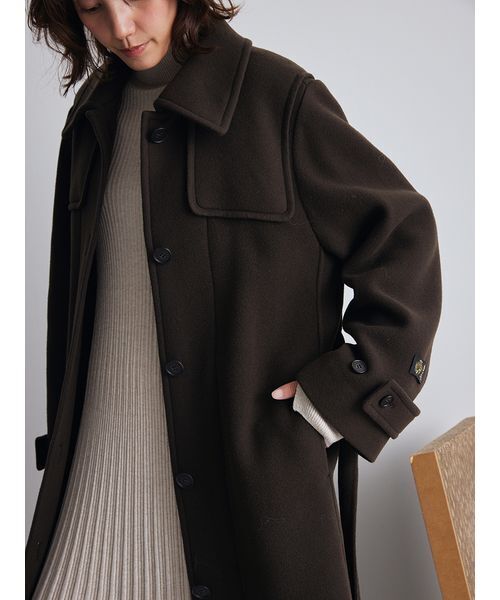 ロングリバーコート（ステンカラーコート）｜Mila Owen（ミラ