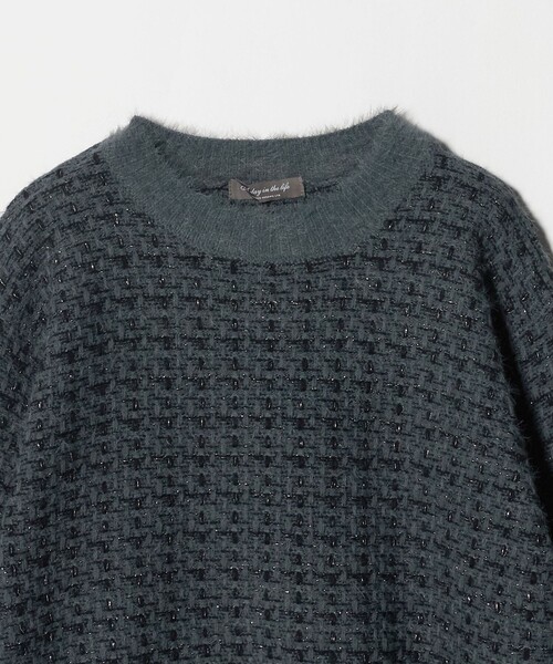 A DAY IN THE LIFE UNITED ARROWS(アデイインザライフユナイテッドアローズ)の「ツイードライク クルーネックニット <A DAY IN THE LIFE>(ニット/セーター・レディース・オフホワイト/オリーブ/ブラウン系・FREE)」の14枚目の写真