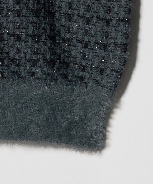 A DAY IN THE LIFE UNITED ARROWS(アデイインザライフユナイテッドアローズ)の「ツイードライク クルーネックニット <A DAY IN THE LIFE>(ニット/セーター・レディース・オフホワイト/オリーブ/ブラウン系・FREE)」の16枚目の写真