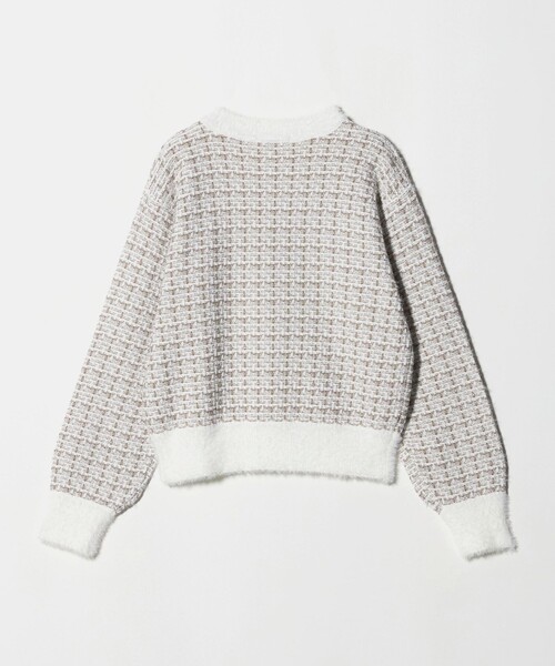 A DAY IN THE LIFE UNITED ARROWS(アデイインザライフユナイテッドアローズ)の「ツイードライク クルーネックニット <A DAY IN THE LIFE>(ニット/セーター・レディース・オフホワイト/オリーブ/ブラウン系・FREE)」の20枚目の写真