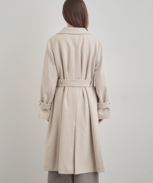 まちゃこ様　美品　Plage ベルト付き チェスターコート　38size アプワイザー・リッシェ Apuweiser-riche ベルト付ロングチェスター