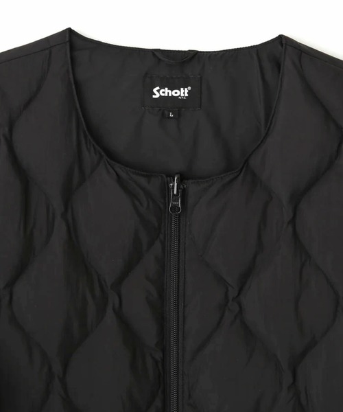 schott(ショット)の「SCHOTT×TAION-INNER DOWN JKT(ダウンジャケット/コート・メンズ・ブラック・M/L/XL)」の4枚目の写真