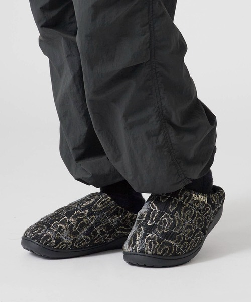 靴 SUBU DOTS SHADOW JACQUARD 3 28-29.5 SUBU/スブ DOTS SHADOW クッションインソール ジャカード織サンダル
