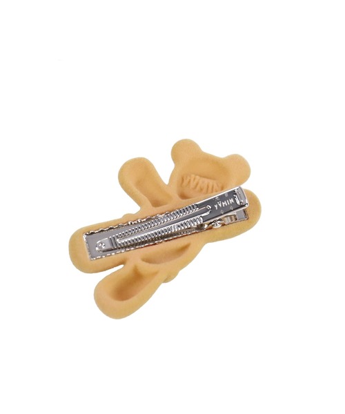 YVMIN(イヴミン)の「GREETING BEAR HAIR CLIP(バレッタ/ヘアクリップ・レディース・ブラウン・1/2)」の3枚目の写真