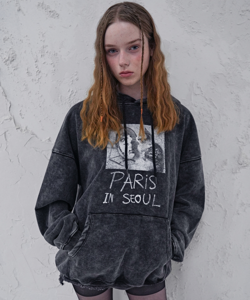 AVANDRESS（アバンドレス ）の「Mirror Cat Hoody SALT BLACK（パーカー・レディース・ブラックミックス・MEDIUM/LARGE）」の3枚目の写真