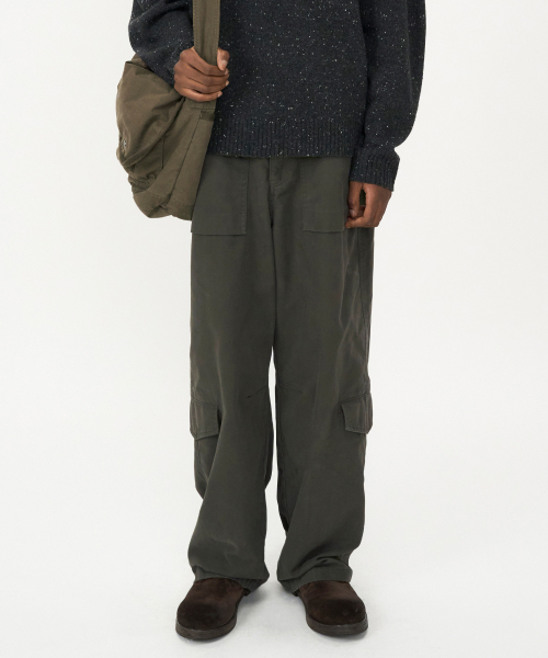 INSILENCE(インサイロンス)の「ウォッシュドコットンカーゴパンツ KHAKI BROWN(その他パンツ・レディース・その他・LARGE/SMALL/MEDIUM)」の1枚目の写真