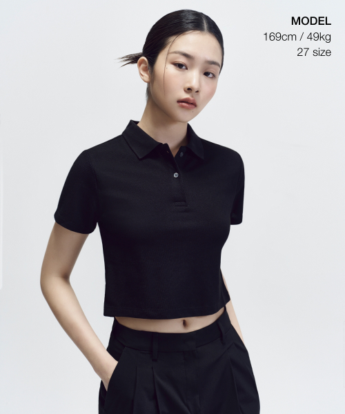 MUSINSA STANDARD WOMAN（ムシンサスタンダードウーマン）の「[クールタンダード] ウィメンズ セミバルーン ヒドゥンバンディング スラックス [ブラック]（スラックス・レディース・その他・34/32/30/31/24/25/26/27/28/29）」の22枚目の写真