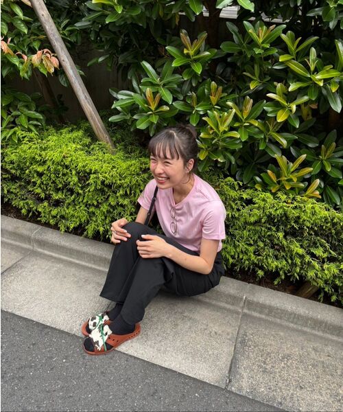MUSINSA STANDARD WOMAN（ムシンサスタンダードウーマン）の「[クールタンダード] ウィメンズ セミバルーン ヒドゥンバンディング スラックス [ブラック]（スラックス・レディース・その他・34/32/30/31/24/25/26/27/28/29）」の13枚目の写真