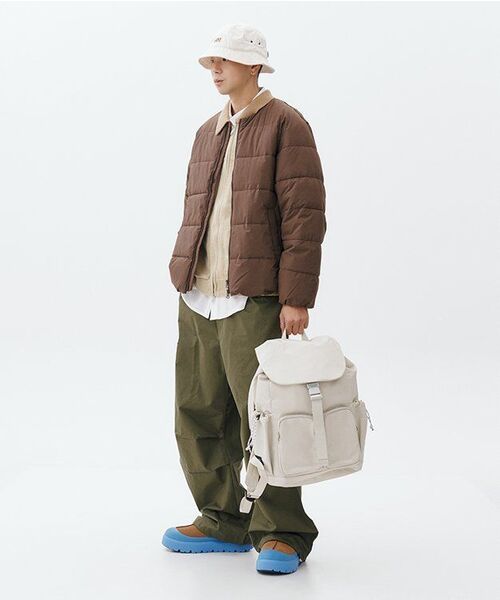 MUSINSA STANDARD（ムシンサスタンダード）の「デイリープファーカラーレスパディングジャケット[バロックブラウン]（ダウンジャケット/コート・メンズ・その他・XX-LARGE/SMALL/MEDIUM/LARGE/X-LARGE）」の10枚目の写真