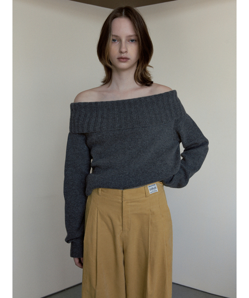 SINOON（シヌーン）の「CORDUROY WIDE PANTS (MUSTARD)（その他パンツ・レディース・マスタード・SMALL/MEDIUM）」の3枚目の写真