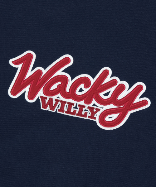 Wacky WiLLy(ワッキーウィリー)の「タイポアプリケフードジップアップネイビー(パーカー・レディース・その他・SMALL/X-LARGE/MEDIUM/LARGE)」の7枚目の写真