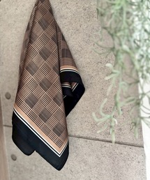 ARTIFICIAL SWEETENER | 【 ARTIFICIAL SWEETENER 】シルクタッチ千鳥スカーフ(バンダナ/スカーフ)