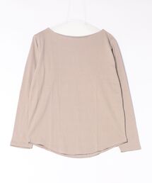 ボートネック長袖カットソー
