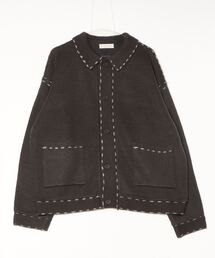 MANYMENMANYMINDS ハンドステッチニットJKT
