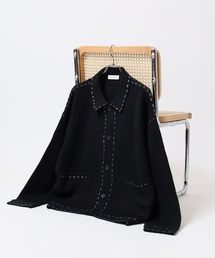 MANYMENMANYMINDS ハンドステッチニットJKT