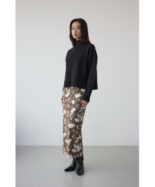 AZUL by moussy（アズールバイマウジー）の「カウ柄ジャガードタイトスカート（スカート・レディース・ホワイト系その他/ブラウン系その他・SMALL/MEDIUM）」の16枚目の写真