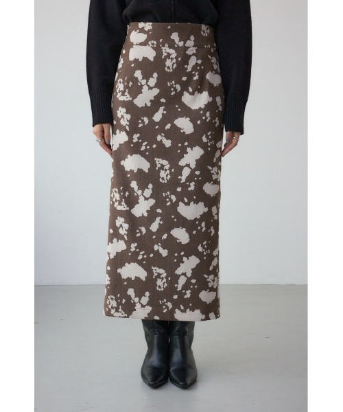 AZUL by moussy（アズールバイマウジー）の「カウ柄ジャガードタイトスカート（スカート・レディース・ホワイト系その他/ブラウン系その他・SMALL/MEDIUM）」の17枚目の写真