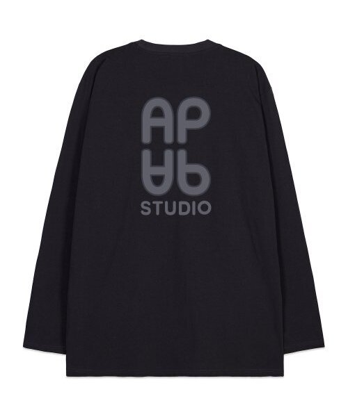 ASTRAL PROJECTION(アストラルプロジェクション)の「エイピーエイピー オーバーサイズ ロングスリーブTシャツ_チャコール(Tシャツ/カットソー・メンズ・その他・MEDIUM/X-LARGE/LARGE)」の1枚目の写真