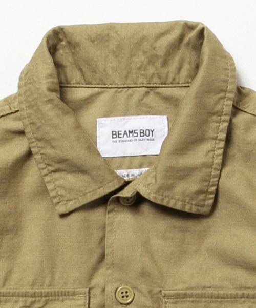 BEAMS BOY(ビームスボーイ)の「【FUDGE5月号掲載】BEAMS BOY / ファティーグ ジャケット(ブルゾン・レディース・ベージュ/オリーブ・ONE SIZE)」の12枚目の写真