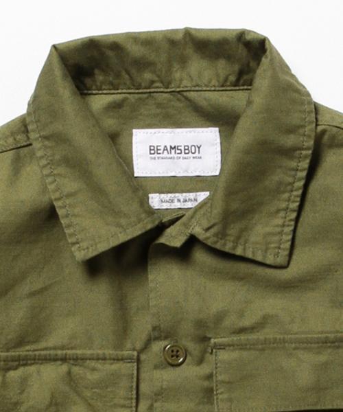 BEAMS BOY(ビームスボーイ)の「【FUDGE5月号掲載】BEAMS BOY / ファティーグ ジャケット(ブルゾン・レディース・ベージュ/オリーブ・ONE SIZE)」の17枚目の写真