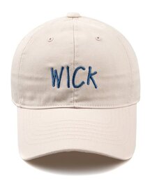 WICK（ウィック）の「SCRIPT WASHING CAP-LIGHT BEIGE（キャップ）」