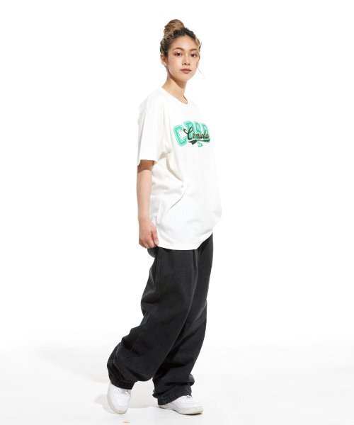 CREAM SODA LAB(クリームソーダラボ)の「オーバーラップ半袖Tシャツアイボリーグリーン(Tシャツ/カットソー・メンズ・その他・LARGE/MEDIUM)」の9枚目の写真