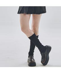 SOME PLACE（サムプレイス）の「ウィメンズリブ起毛レッグウォーマー[ブラック]（レッグウォーマー）」