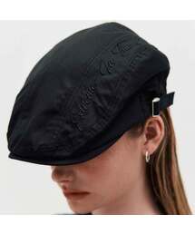 KIMZISU（キムジス）の「Embroidered Hunting Cap _ BLACK（ハンチング/ベレー帽）」