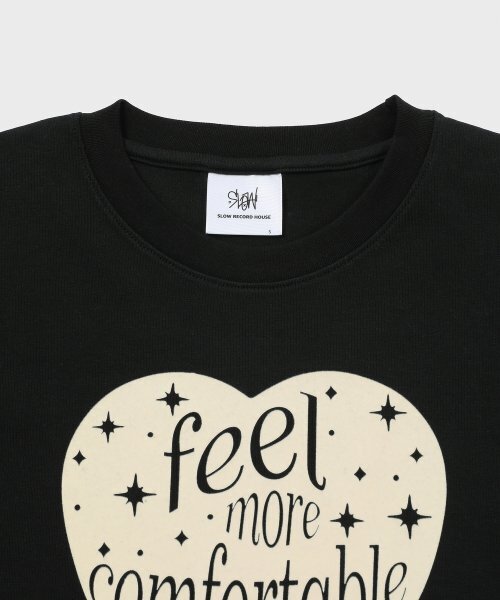 SLOW RECORD HOUSE(スローレコードハウス)の「フィルモアハートクロップ半袖Tシャツ_ブラック(Tシャツ/カットソー・レディース・その他・OS)」の4枚目の写真