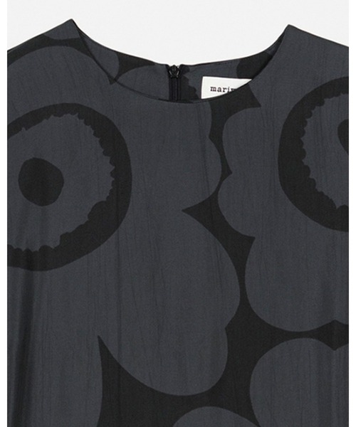 marimekko(マリメッコ)の「Hienous Unikko / Dress(ワンピース・レディース・ブラック・40/38/36/34)」の6枚目の写真