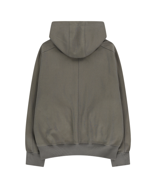 UNGIMMICK(アンジミック)の「HALF ZIP-UP HOODIE (KHAKI)(パーカー・メンズ・その他・MEDIUM/LARGE)」の2枚目の写真