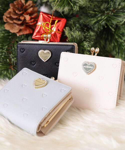 エンボスハートがま口ウォレット（財布）｜JILL by JILL STUART