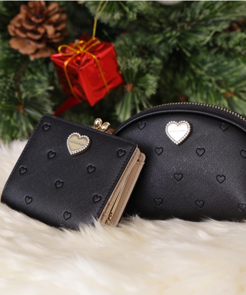 エンボスハートがま口ウォレット（財布）｜JILL by JILL STUART