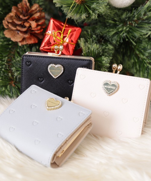 エンボスハートがま口ウォレット（財布）｜JILL by JILL STUART