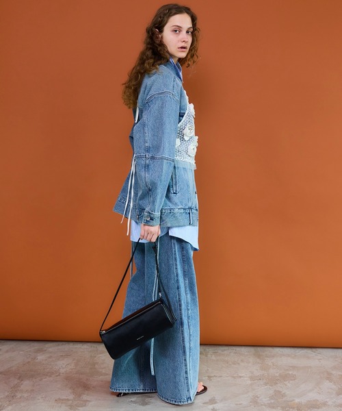 MAISON SPECIAL(メゾンスペシャル)の「Double Pocket Color Denim/ダブルポケットカラーデニム(デニムパンツ・レディース・ピンク/ブルー・38/36/34)」の5枚目の写真