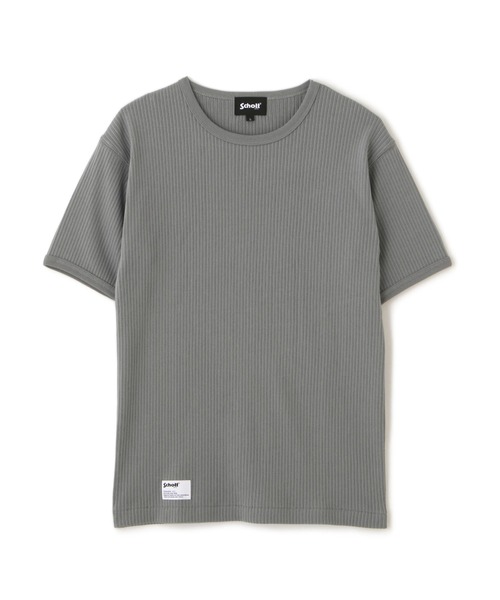 Schott(ショット)の「Schott/ショット/ARMY RIB T-SHIRT/アーミーリブ Tシャツ(Tシャツ/カットソー・メンズ・ブルーグレー/チャコールグレー/ナチュラル・M/L/XL/2XL)」の14枚目の写真