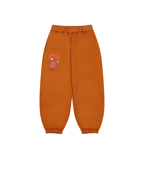 MINIDOU(ミニドウ)の「ビーバー 子供 裏起毛パンツ ジョガーパンツ(スウェットパンツ・レディース・その他・110/120/130/140/150/90/100)」の3枚目の写真