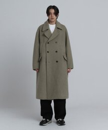 BALLUTE（バリュート）の「NOAH DOUBLE BREASTED LONG COAT (LIGHT OLIVE)（チェスターコート）」