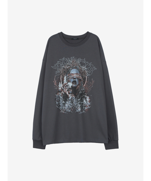 INEXCIS(イネクシス)の「サイレントオラクルロングスリーブ(チャコール)(Tシャツ/カットソー・メンズ・チャコール・FREE)」の1枚目の写真