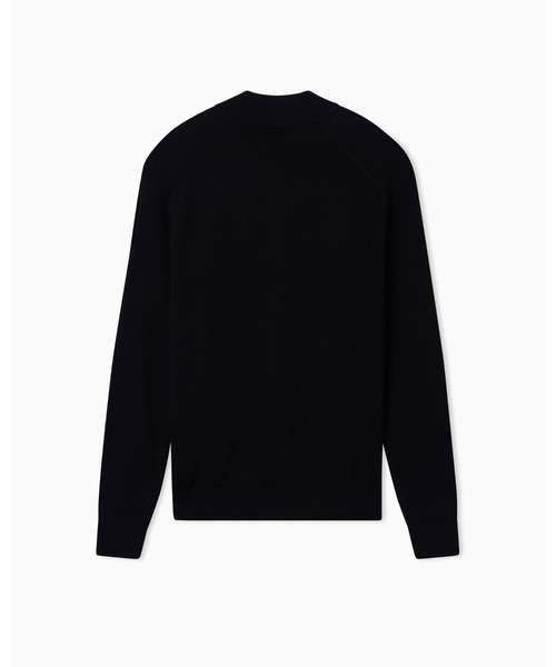 ARMANI EXCHANGE(アルマーニエクスチェンジ)の「【A|X アルマーニ エクスチェンジ】ジップアップニットカーディガン(カーディガン/ボレロ・メンズ・ブラック・SMALL/X-SMALL/X-LARGE/MEDIUM/LARGE)」の2枚目の写真