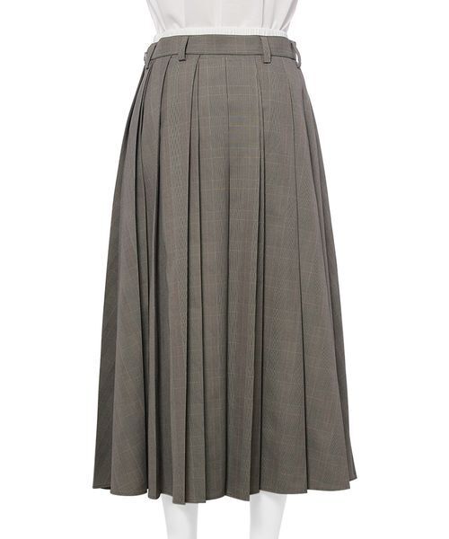 Mila Owen（ミラオーウェン）の「ダブルウエストランダムプリーツスカート（スカート・レディース・チェック/レッド/カーキ・0/1）」の7枚目の写真