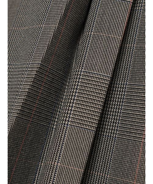 Mila Owen（ミラオーウェン）の「ダブルウエストランダムプリーツスカート（スカート・レディース・チェック/レッド/カーキ・0/1）」の12枚目の写真