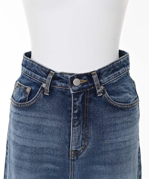 Narcissus(ナルシス)の「ストレートデニムパンツ/シンプルデニム/ベーシック(デニムパンツ・レディース・ブルー・FREE)」の9枚目の写真