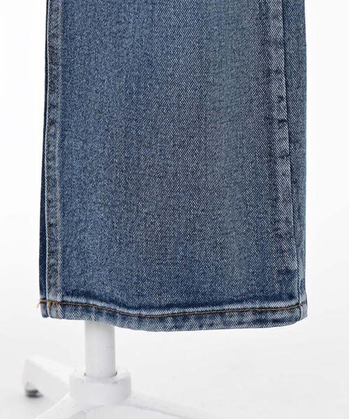 Narcissus(ナルシス)の「ストレートデニムパンツ/シンプルデニム/ベーシック(デニムパンツ・レディース・ブルー・FREE)」の11枚目の写真